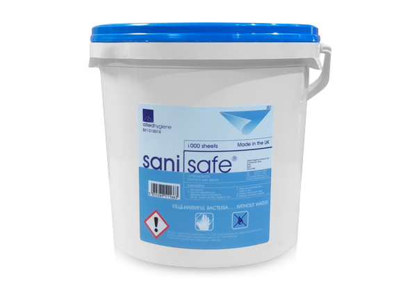 Sani Safe Disinfectant Wet Wipes - Bucket of 1,000