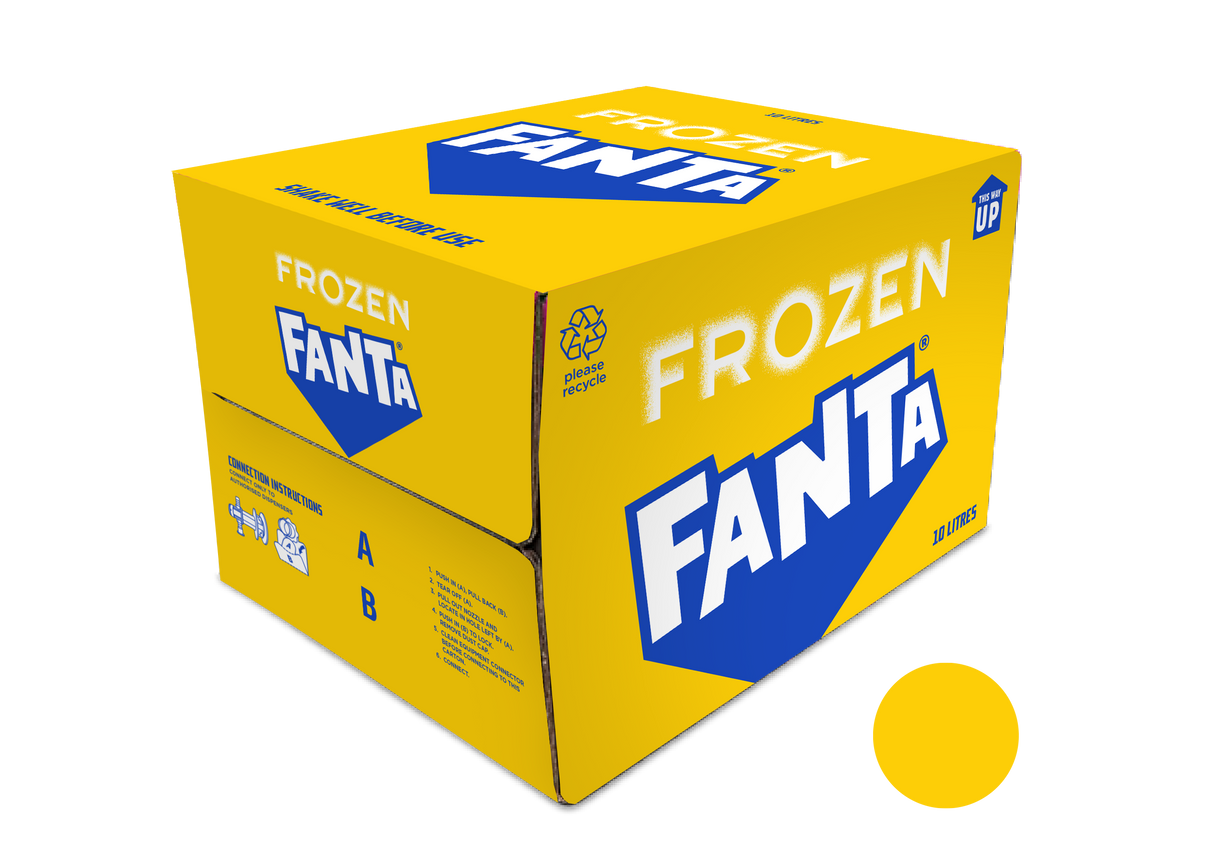 Fanta Frozen Lemon Premix 1x10L Bag-in-Box
