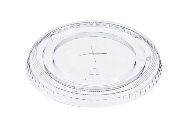 Couvercles plats pour gobelets en papier de 341 ml et 454 ml - Boîte de 2 000 (diamètre de 90 mm)