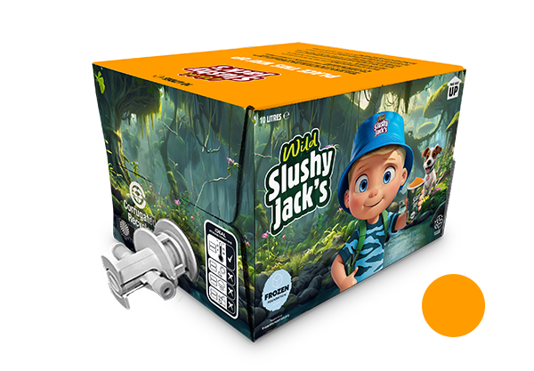 Wild Slushy Jack's Saveur orange 10 L Prémélange à remplissage automatique
