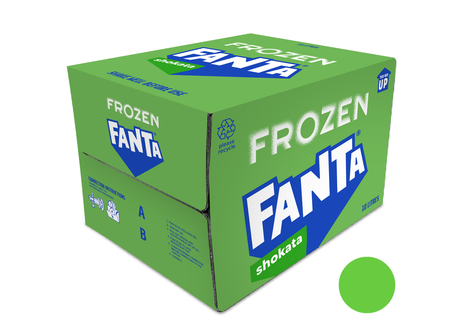 Fanta Frozen Shokata Premix 1x10L Bag-in-Box