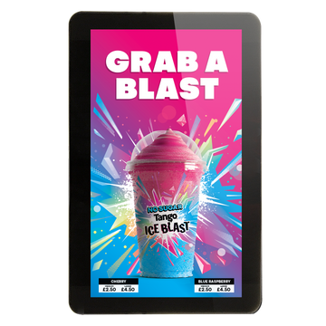 Frozen ice outlet blast