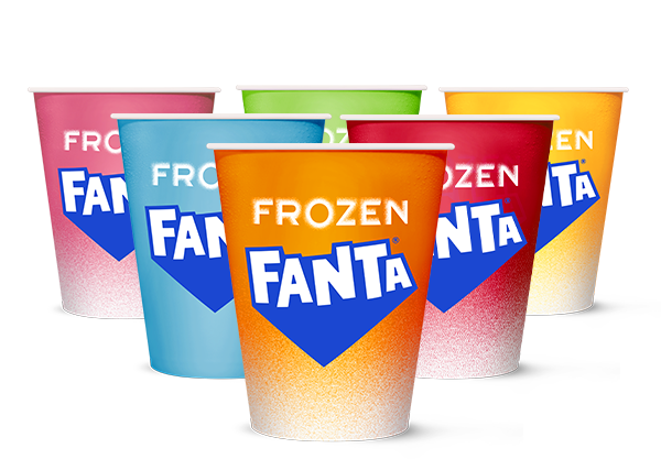 Fanta Frozen 300ml Paper Cup - Box of 1000 (90mm Diameter) – Frozen Store