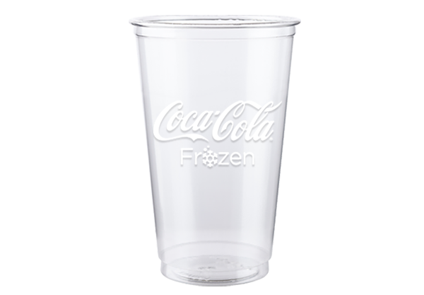 Coca Cola Frozen 500ml Plastic Cup - Box of 1000 (95mm Diameter)