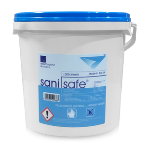 Sani Safe Disinfectant Wet Wipes - Bucket of 1,000