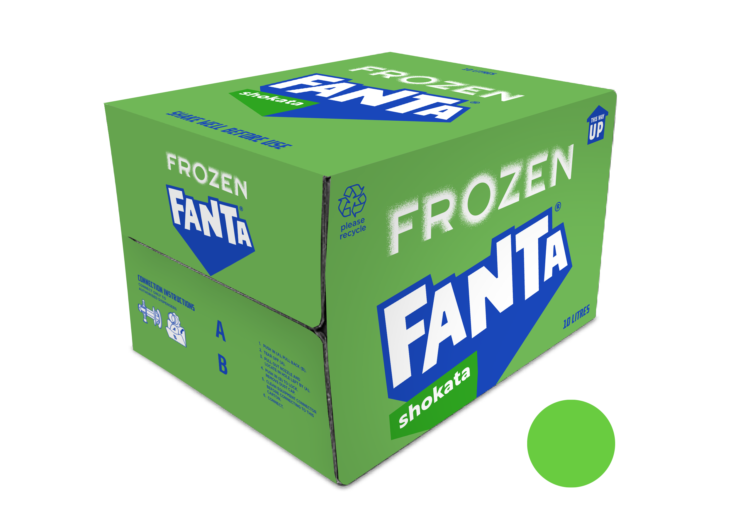 Fanta Frozen Shokata Premix 1x10L Bag-in-Box
