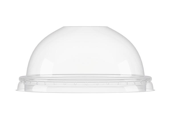 Couvercle bombé pour gobelets en plastique de 300 ml et 500 ml, 95 mm - Boîte de 1 000 (diamètre 95 mm)