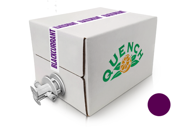 Quench Sans sucre ajouté Jus de cassis 10 L Prémélange à remplissage automatique